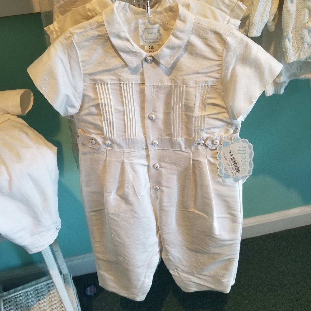 Boys baptismal suit